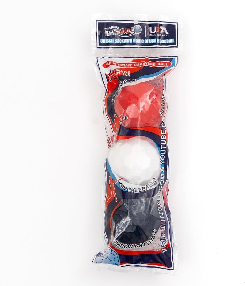 Blitzball - Limited Edition - USA Baseball (3 Pack - Official Brand) - Made in USA - Image 2